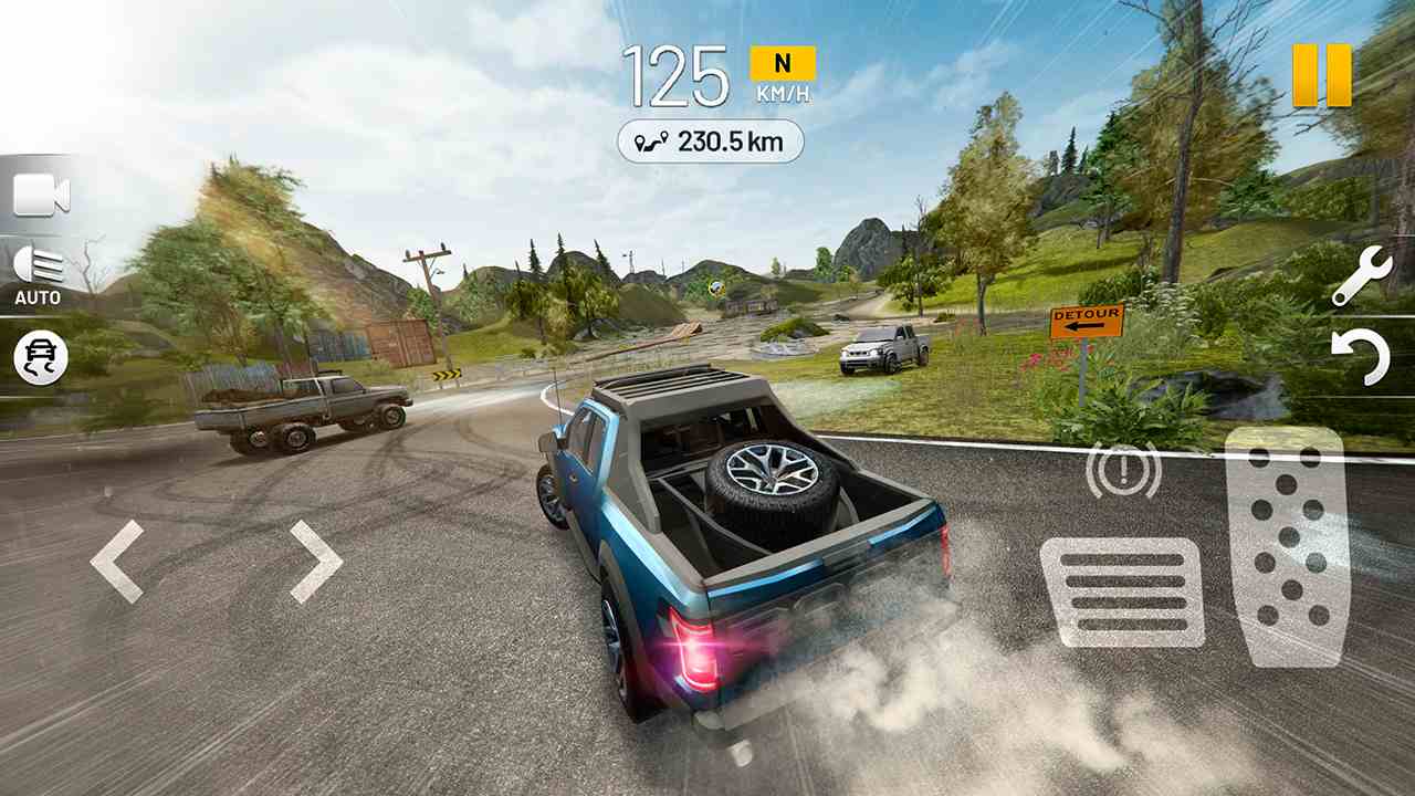 Extreme Car Driving Simulator mod apk screenshot