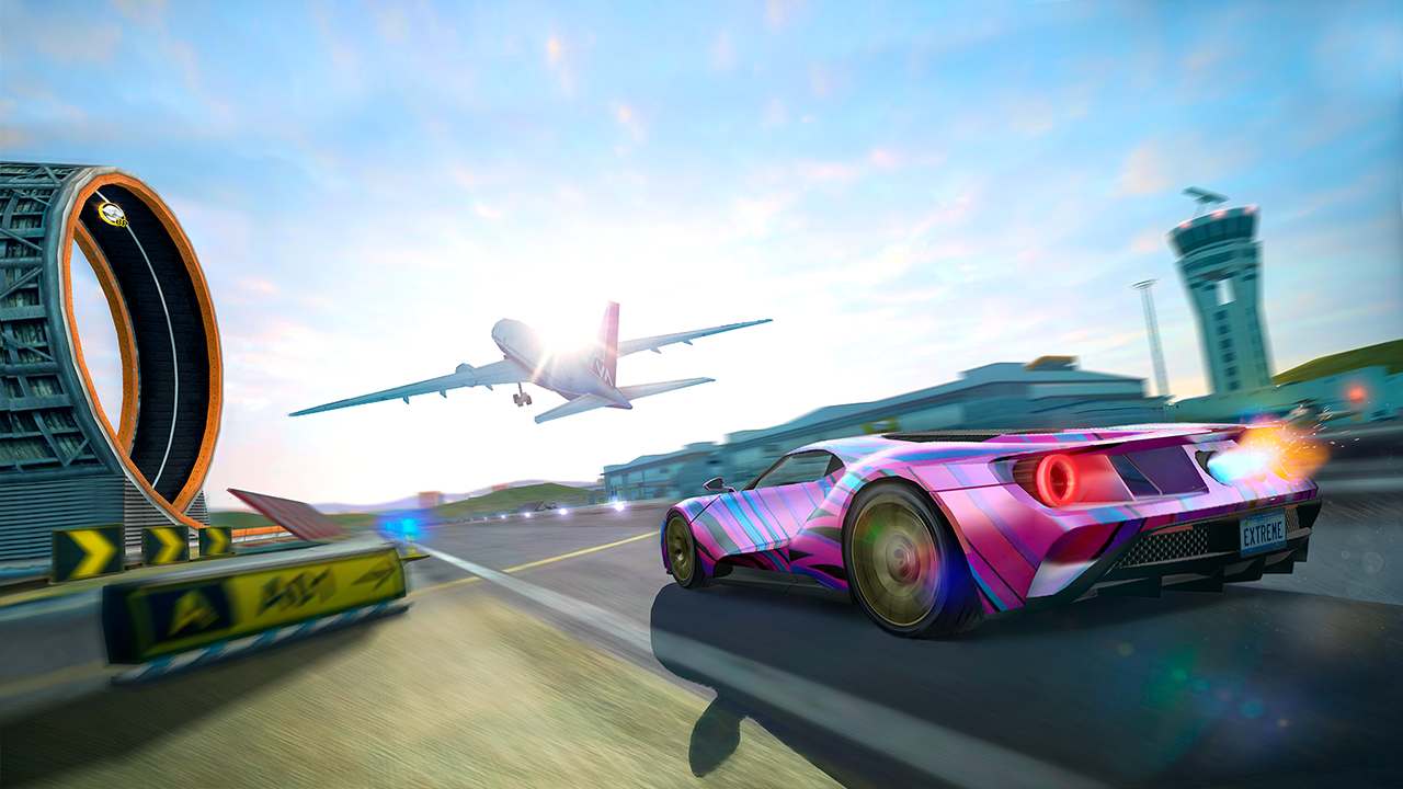 Extreme Car Driving Simulator mod apk screenshot