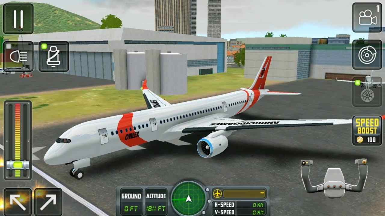 Flight Sim 2018 mod apk screenshot