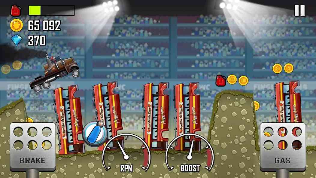 Hill Climb Racing mod apk screenshot