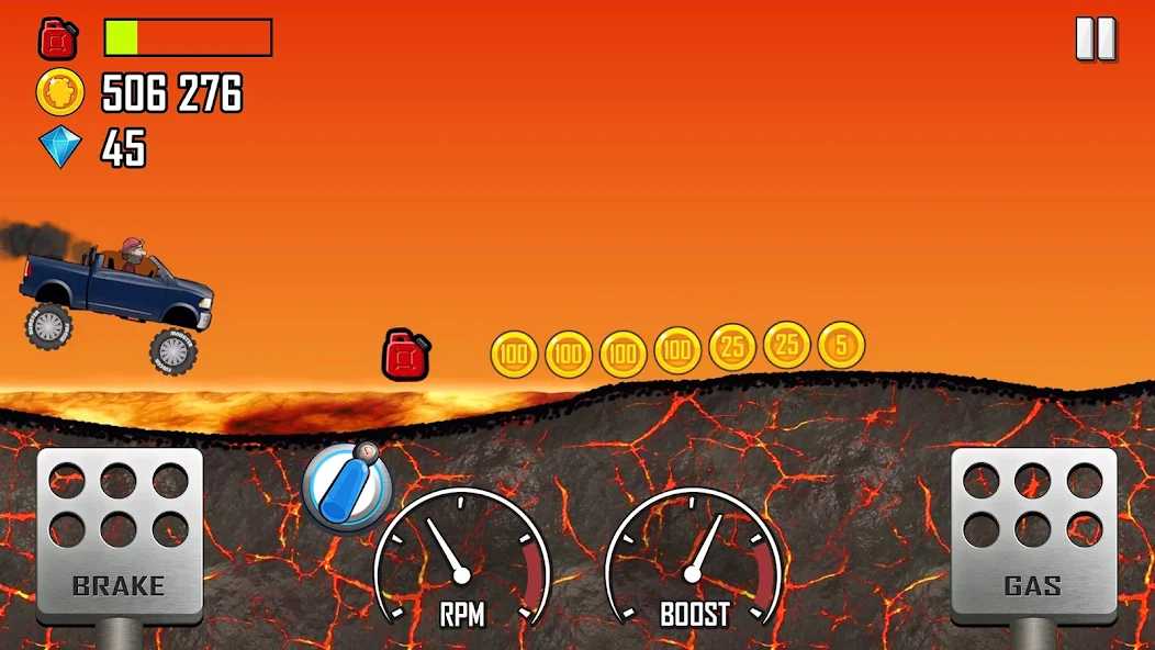 Hill Climb Racing mod apk screenshot