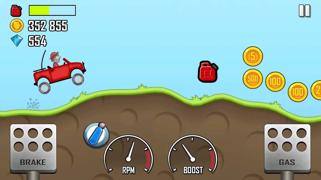 Hill Climb Racing mod apk screenshot