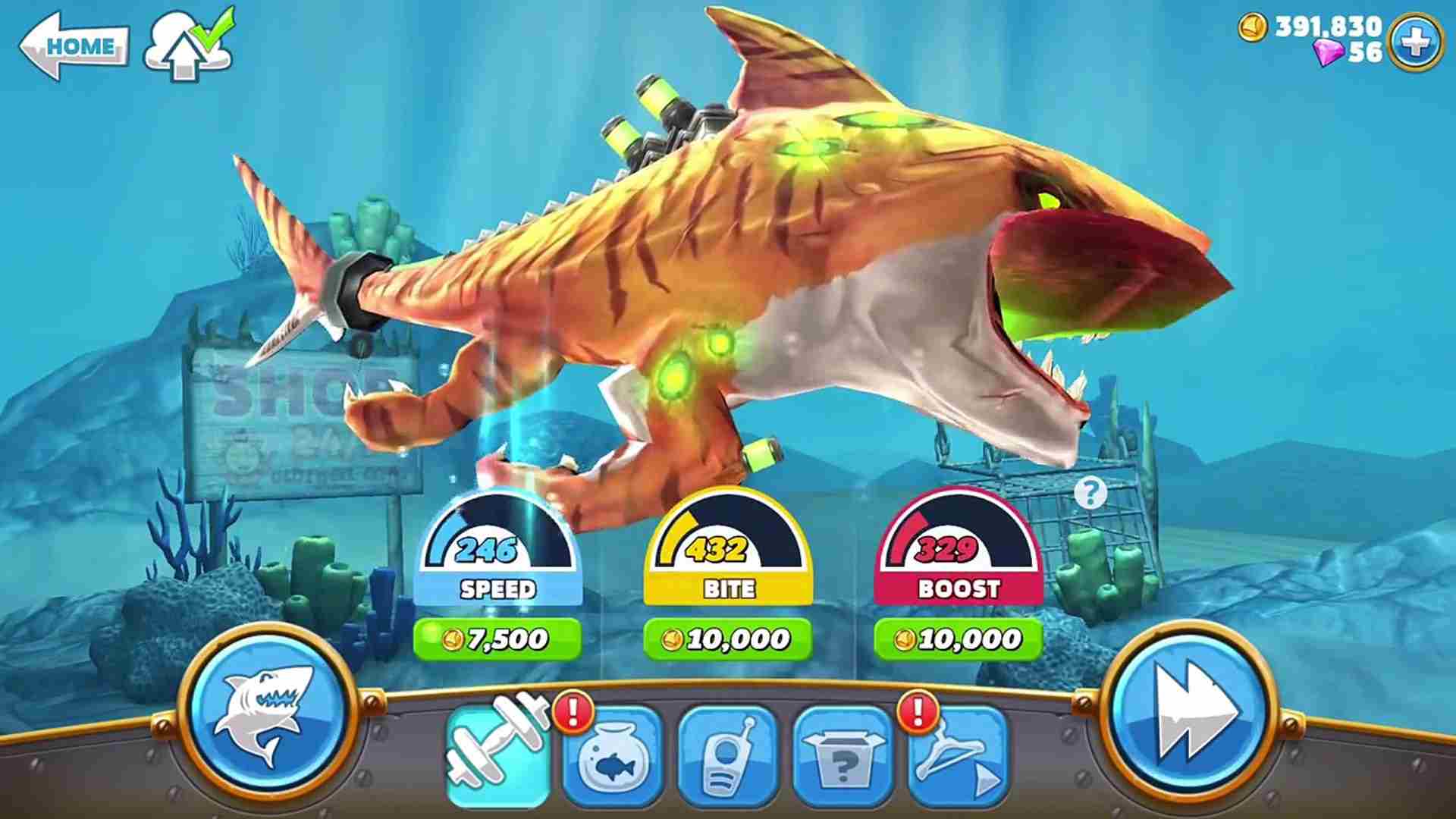 Hungry Shark World mod apk screenshot