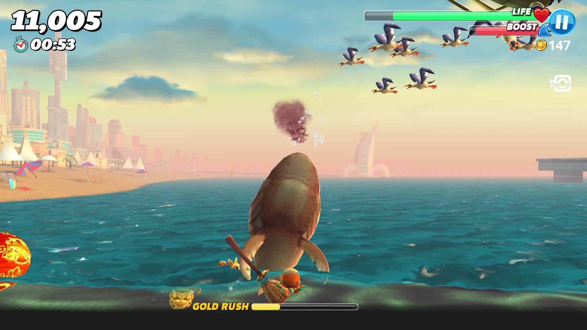 Hungry Shark World mod apk screenshot