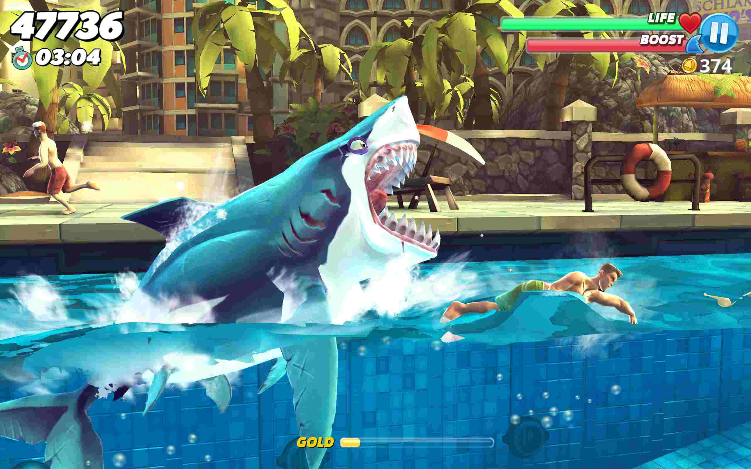 Hungry Shark World mod apk screenshot