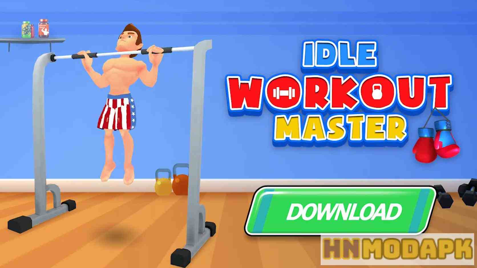 Hack Idle Workout Master MOD (Menu Pro, Tiền Full, Giao Dịch Miễn Phí) APK 2.3.0