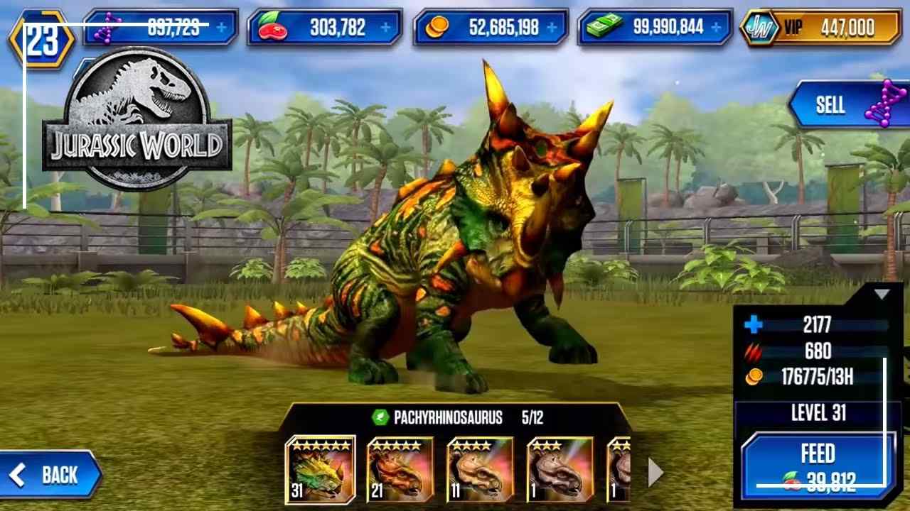 Jurassic World: The Game mod apk screenshot