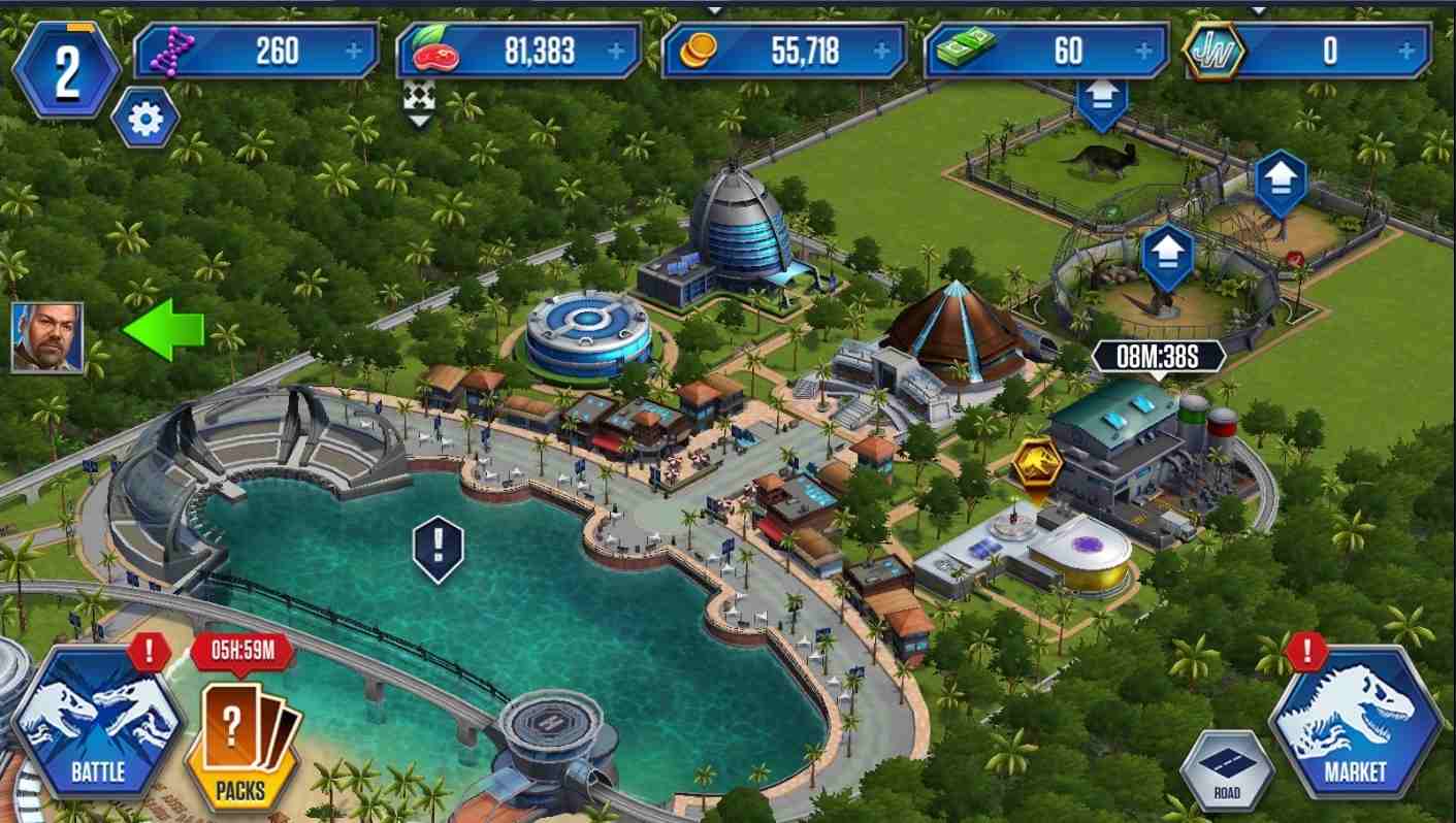 Jurassic World: The Game mod apk screenshot