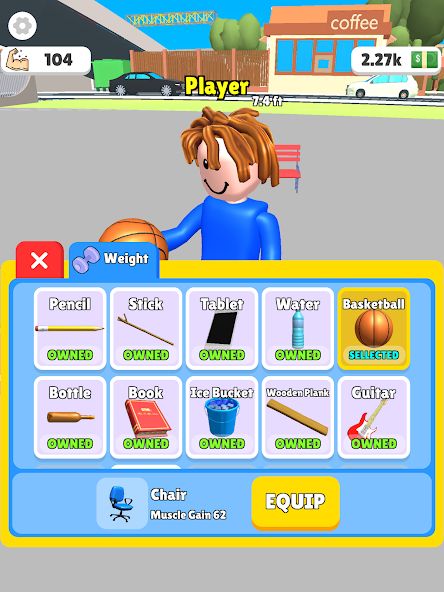 Lifting Hero mod apk screenshot