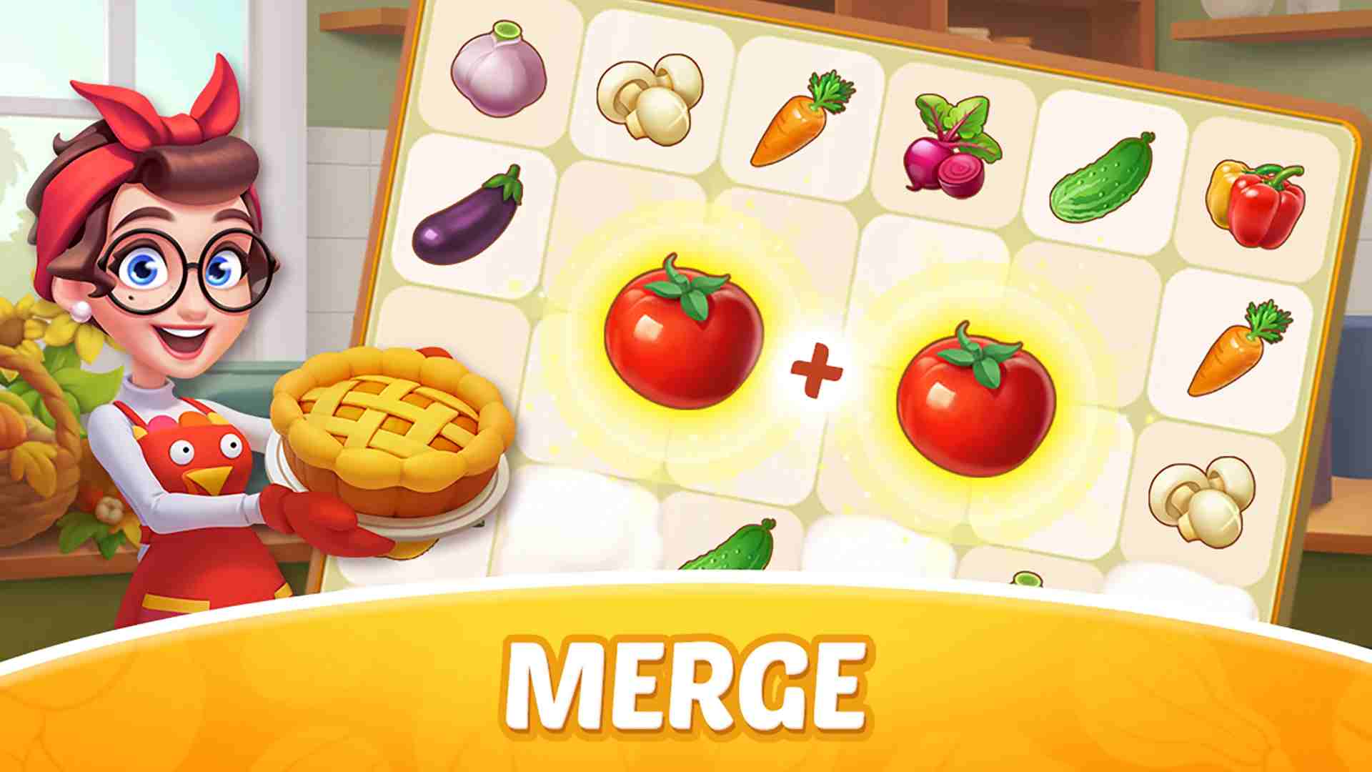 Merge Cooking: Theme Restaurant mod apk screenshot