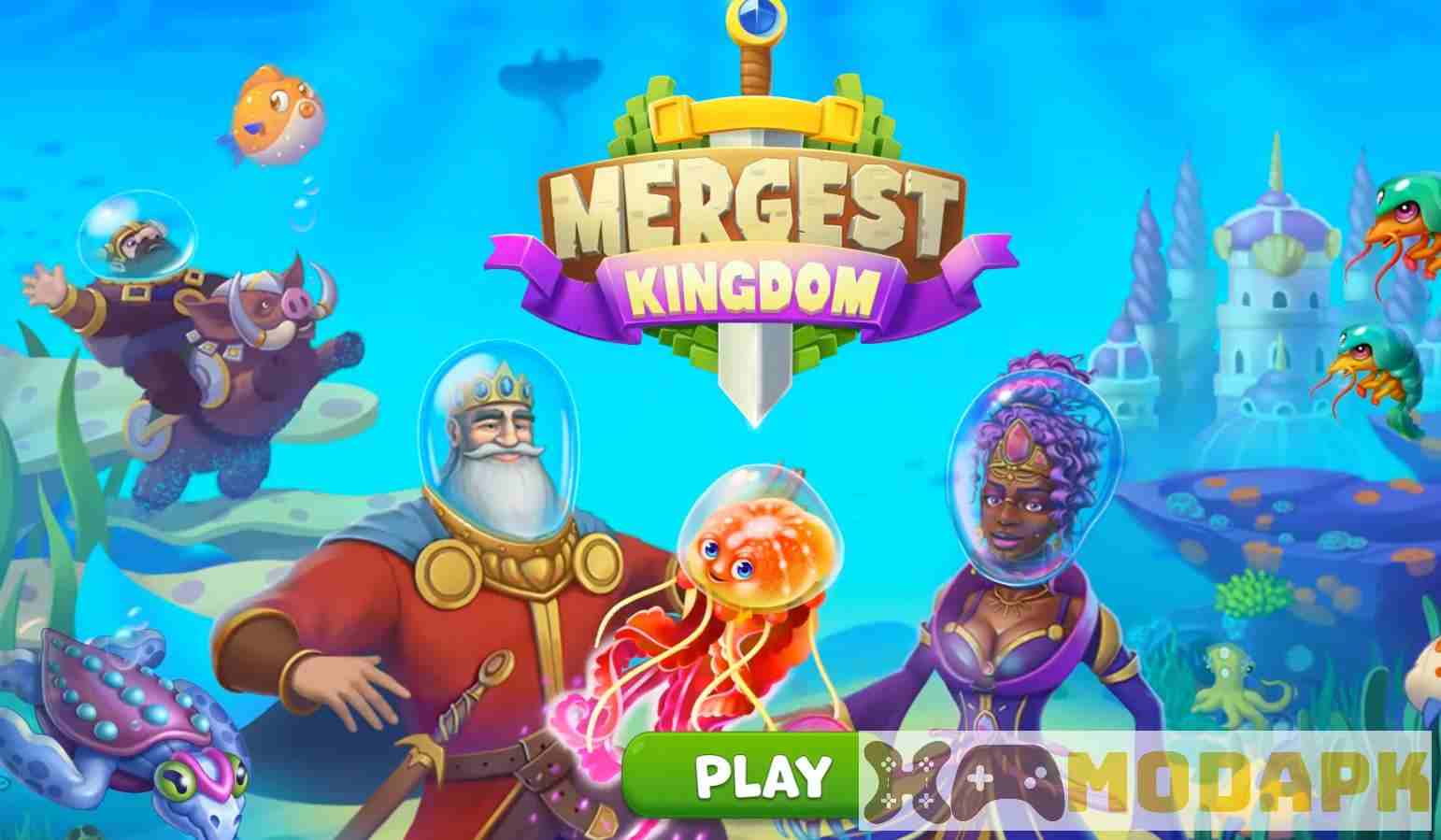 Mergest Kingdom MOD (Pro Menu, Infinite Money, Diamonds) APK 1.380.37