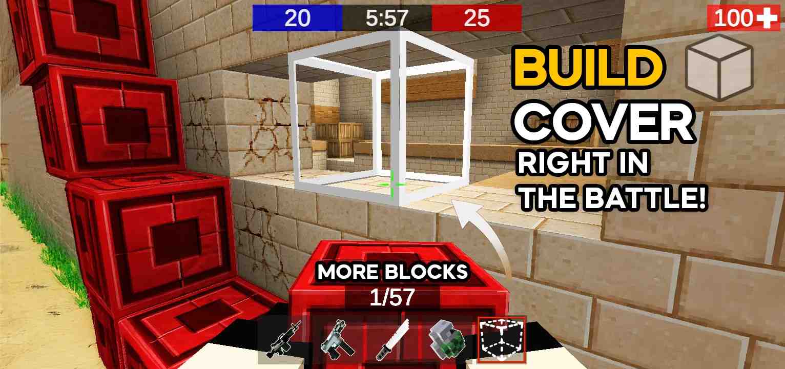 Pixel Combats 2: Gun games PvP mod apk screenshot