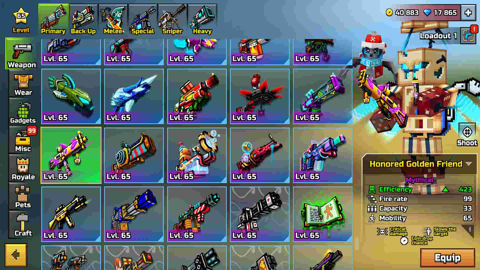 Pixel Gun 3D mod apk screenshot