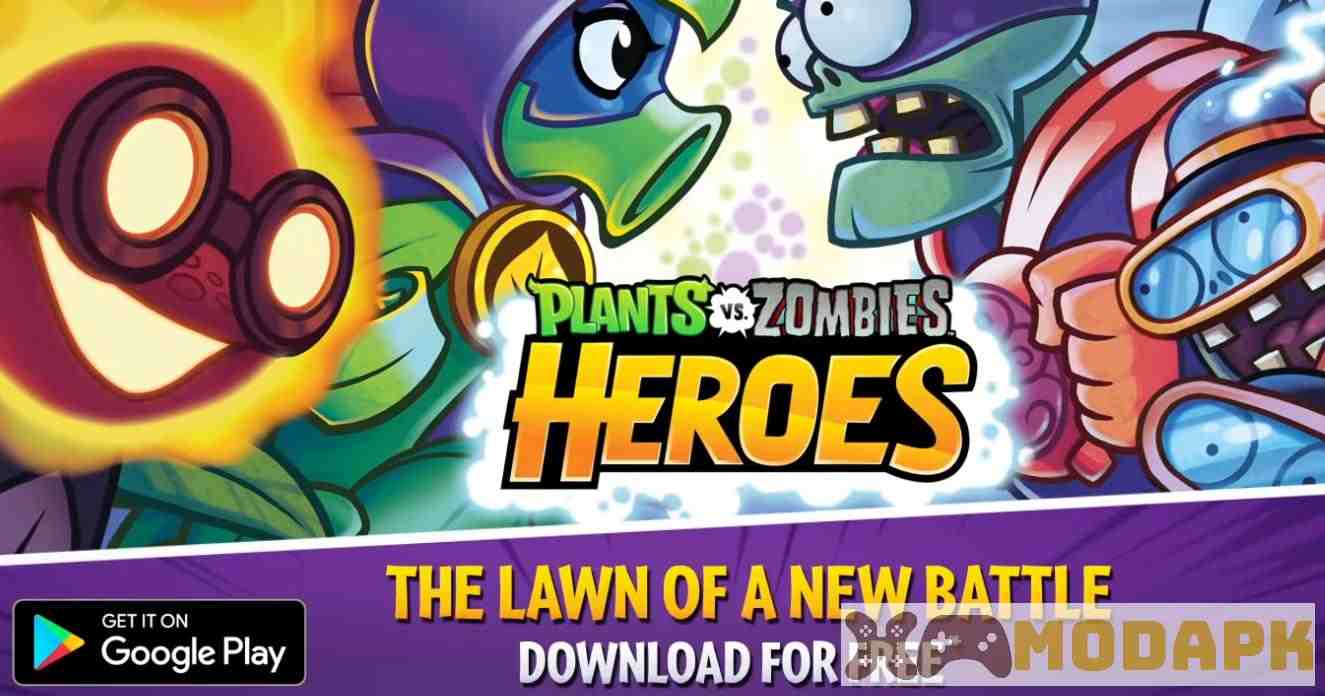 Hack Plants vs Zombies Heroes MOD (Menu Pro, Mặt Trời Full, Kim Cương, Cấp Độ Tối Đa) APK 1.40.126