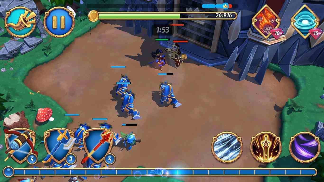 Royal Revolt 2 mod apk screenshot