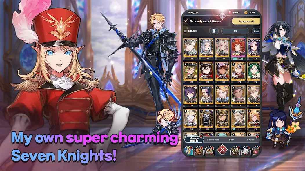 Seven Knights Idle Adventure mod apk screenshot