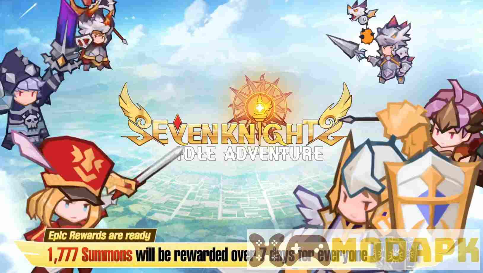 Hack Seven Knights Idle Adventure MOD (Menu Pro, Tiền Full, Thiệt Hại Lớn, Chí Mạng) APK 1.13.00