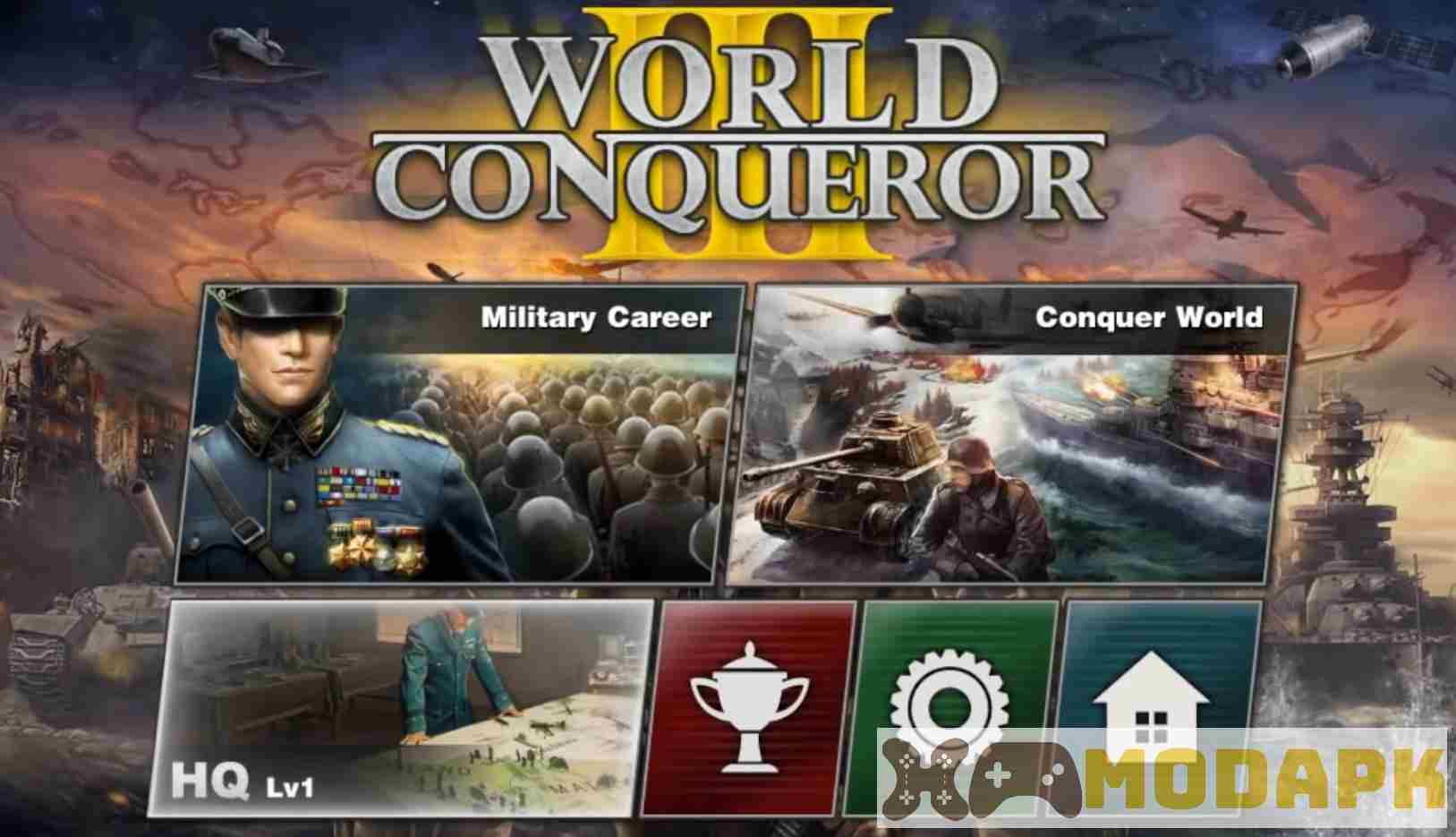 World Conqueror 3 MOD (Tiền và Bạc Không Giới Hạn, Full Dầu, Cấp Độ Tối Đa, Việt Nam) APK 1.8.0