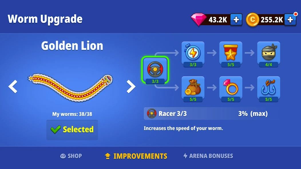 Worm Hunt mod apk screenshot