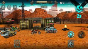 Dead Paradise Car Race Shooter MOD APK Năng Lượng