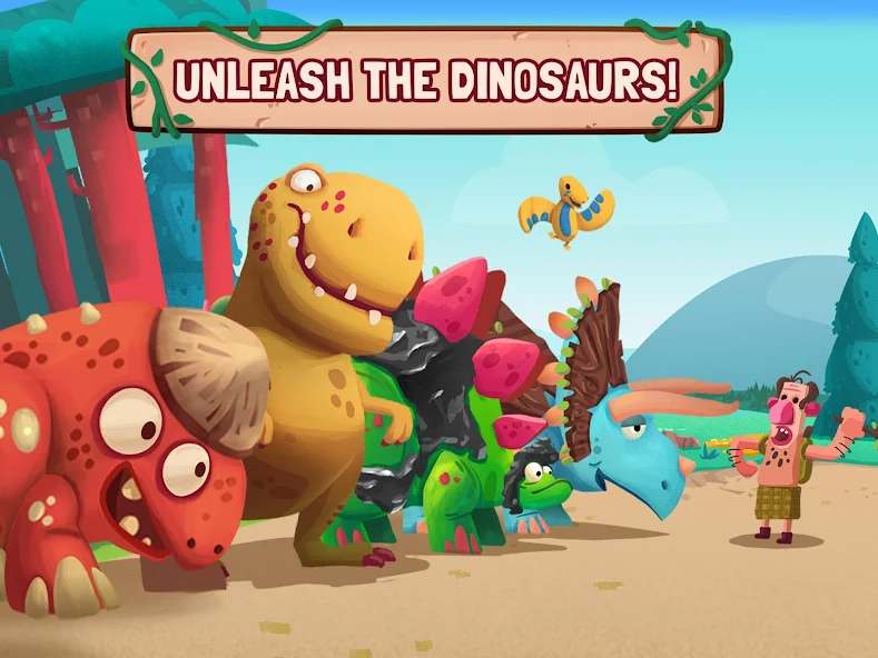 Dino Bash: Dinosaur Battle mod apk screenshot