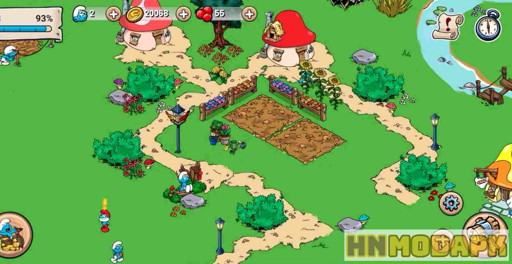 Game Smurfs' Village MOD