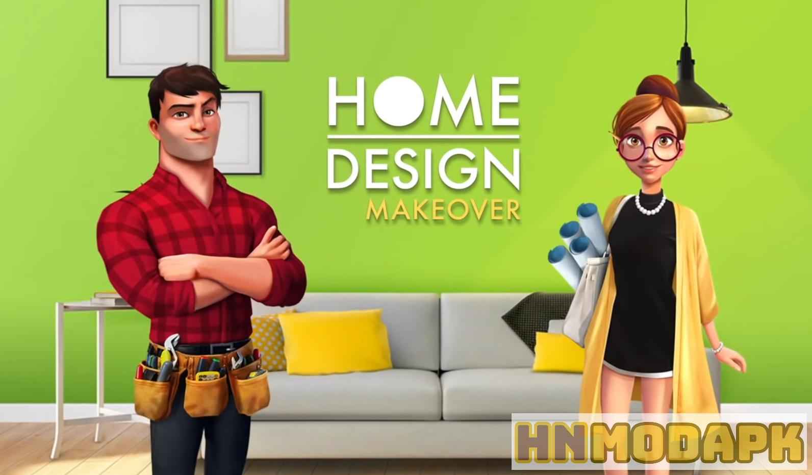 Home Design Makeover MOD (Menu Pro, Tiền Full, Vàng Full, Nhiều Năng Lượng) APK 5.9.5g