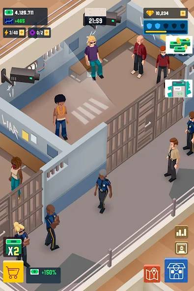 Idle Police Tycoon - Cops Game mod apk screenshot