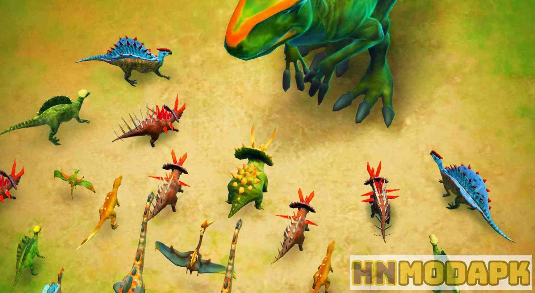 Hack Jurassic Warfare: Dino Battle MOD (Menu Pro, Tiền Full, Kim Cương) APK 1.2.19