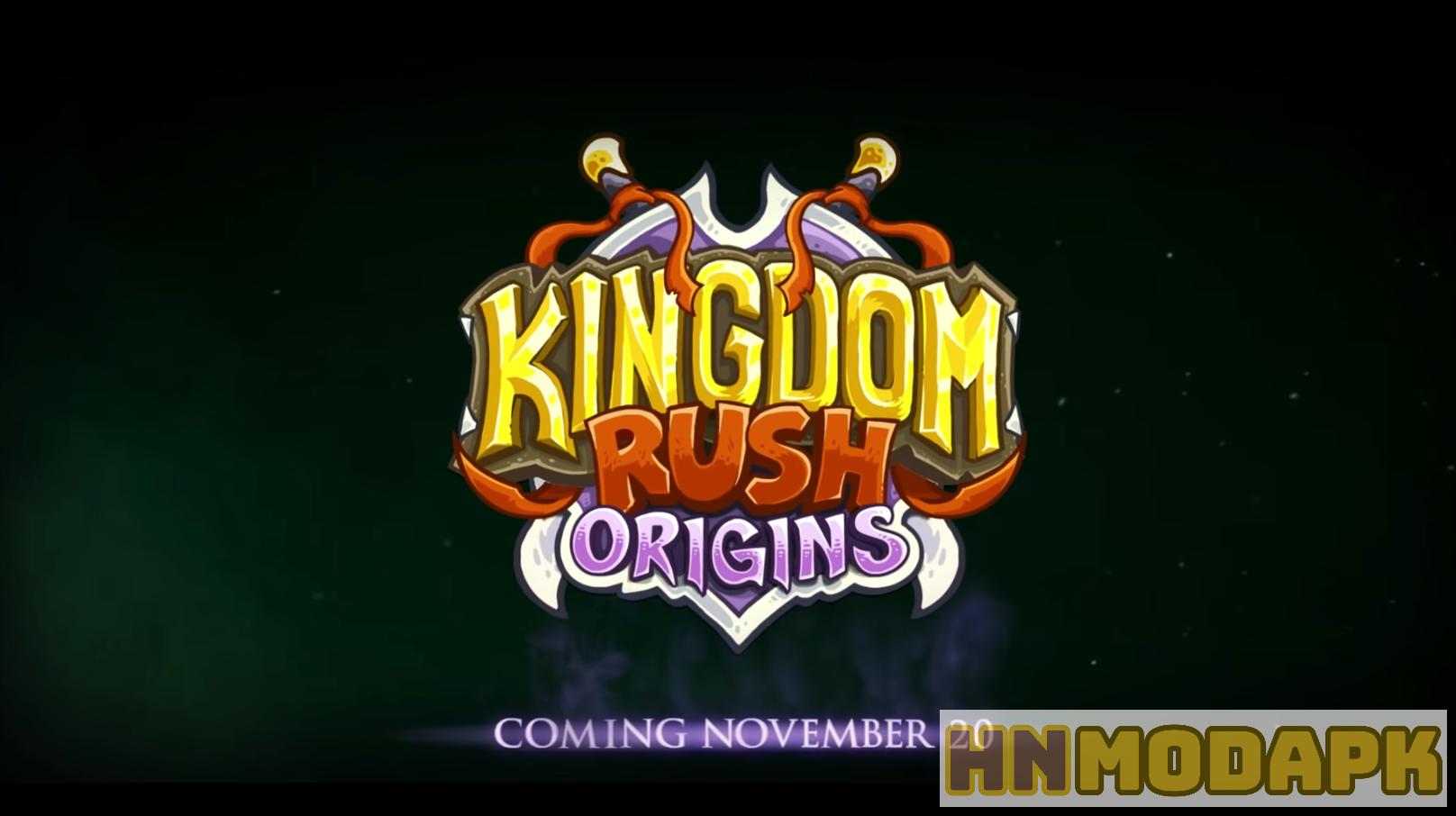 Kingdom Rush Origins TD MOD (Menu Pro, Tiền, Kim Cương, Giao Dịch 0 Đồng)  APK 6.1.26