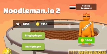 Hack Noodleman.io 2 MOD (Pro Menu, Infinite Money, Achievement Sign, Remove ADS) APK 5.5 image