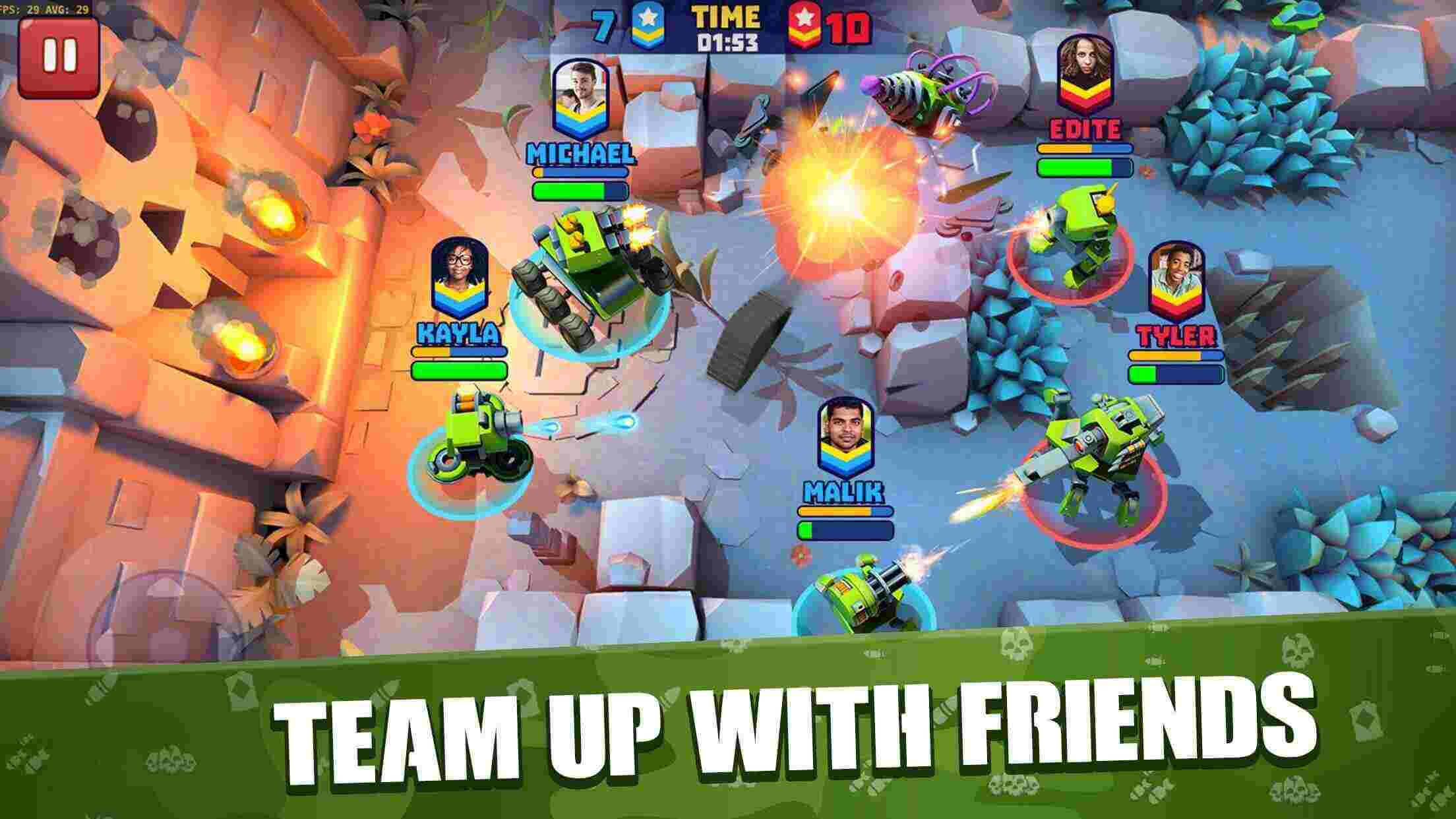 Tanks A Lot mod apk screenshot