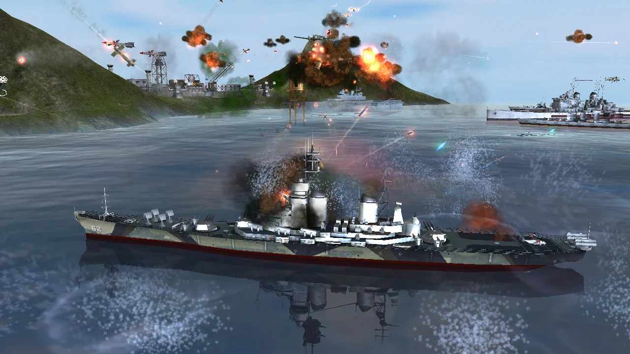 WARSHIP BATTLE: 3D World War II mod apk screenshot