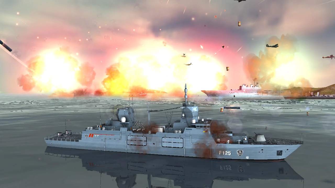 WARSHIP BATTLE: 3D World War II mod apk screenshot