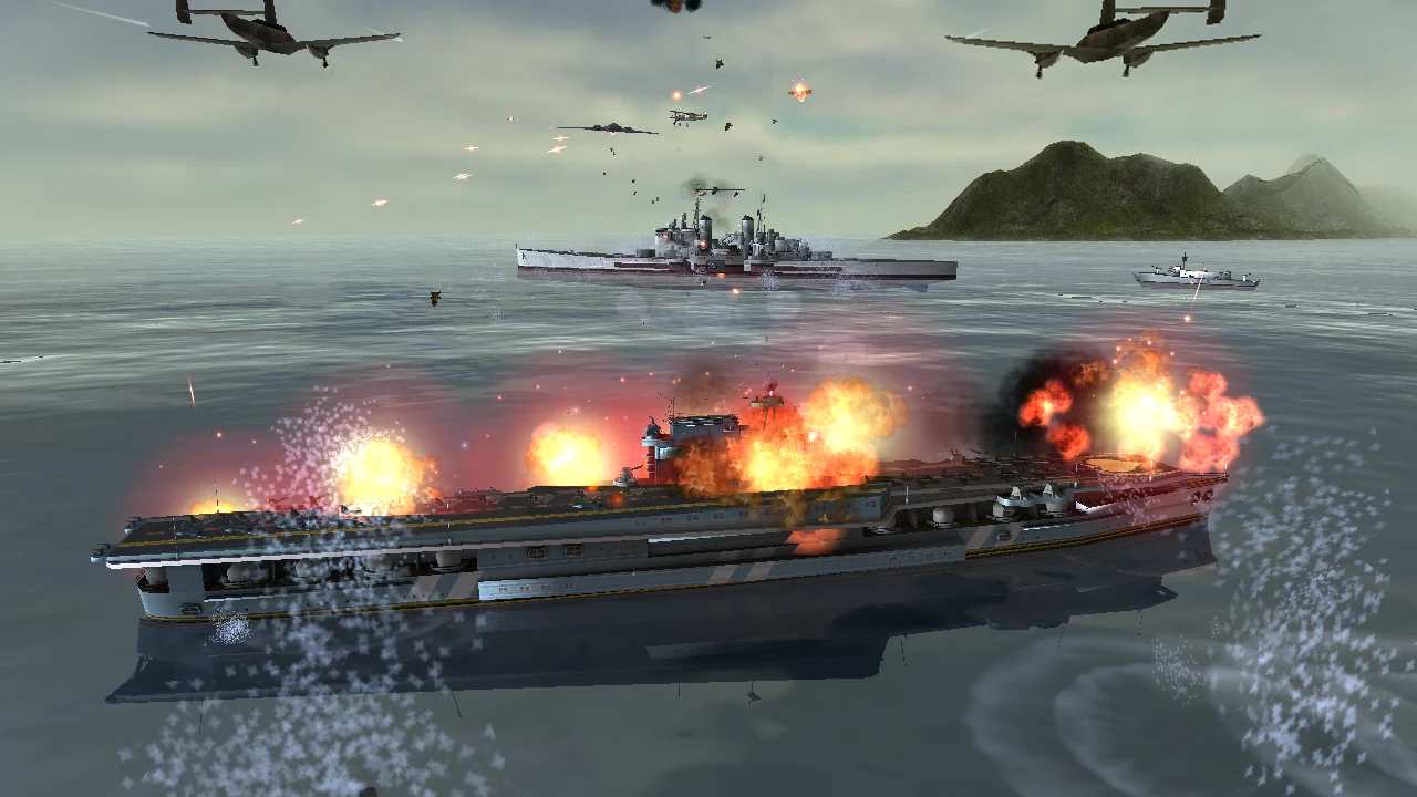 WARSHIP BATTLE: 3D World War II mod apk screenshot