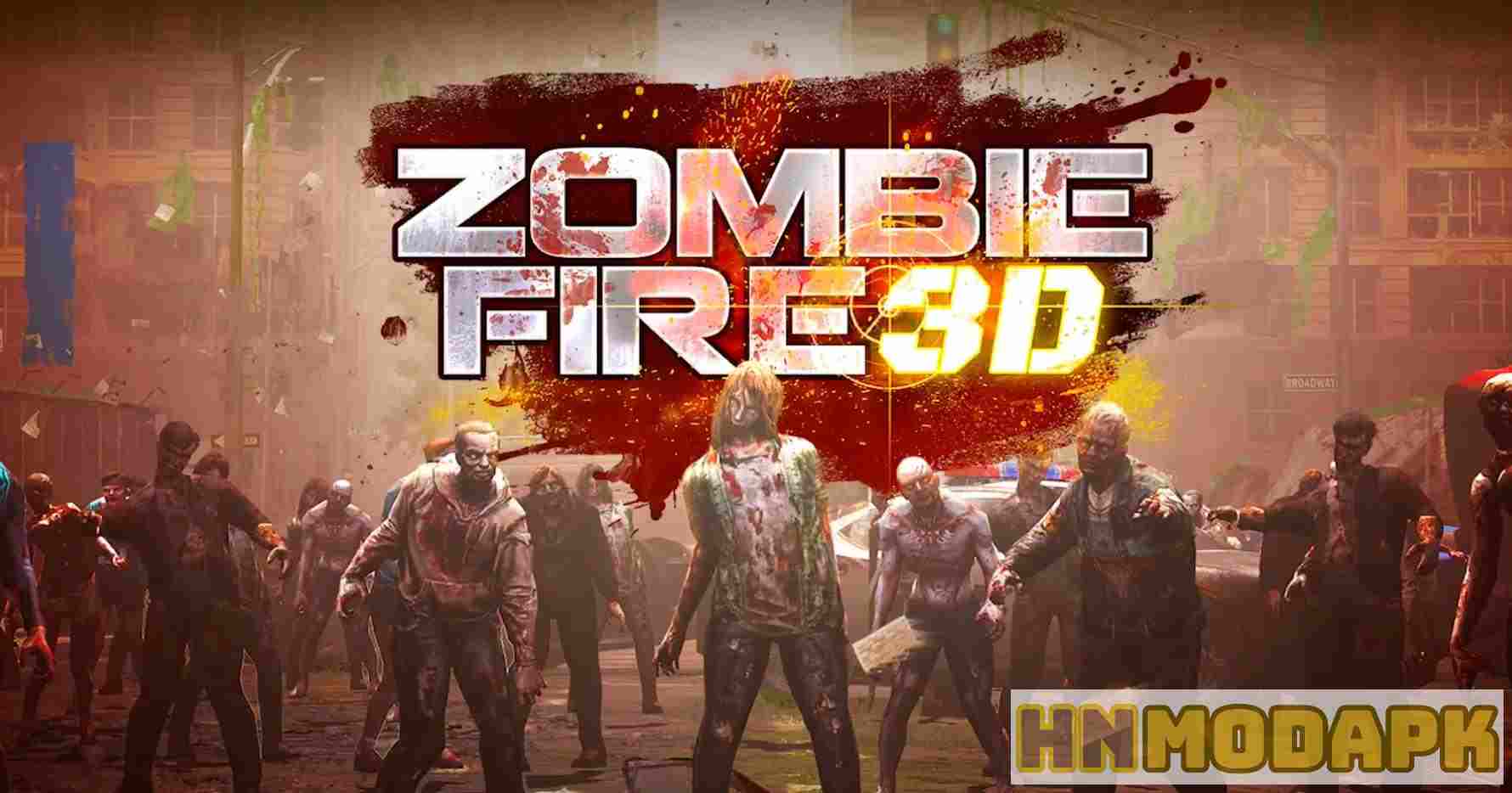 Zombie Fire 3D MOD (Pro Menu, Infinite Money, Gold, Grenades, Support Items) APK 1.30.0
