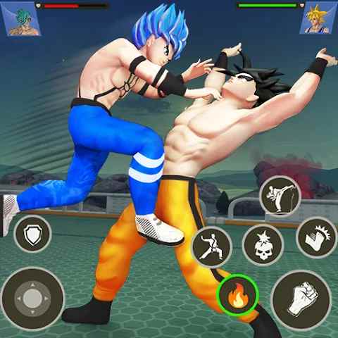 Hack Anime Fighting Game MOD (Pro Menu, Infinite Money, Skills, 1Hit Kills, Clear ADS) APK 1.4.3 icon