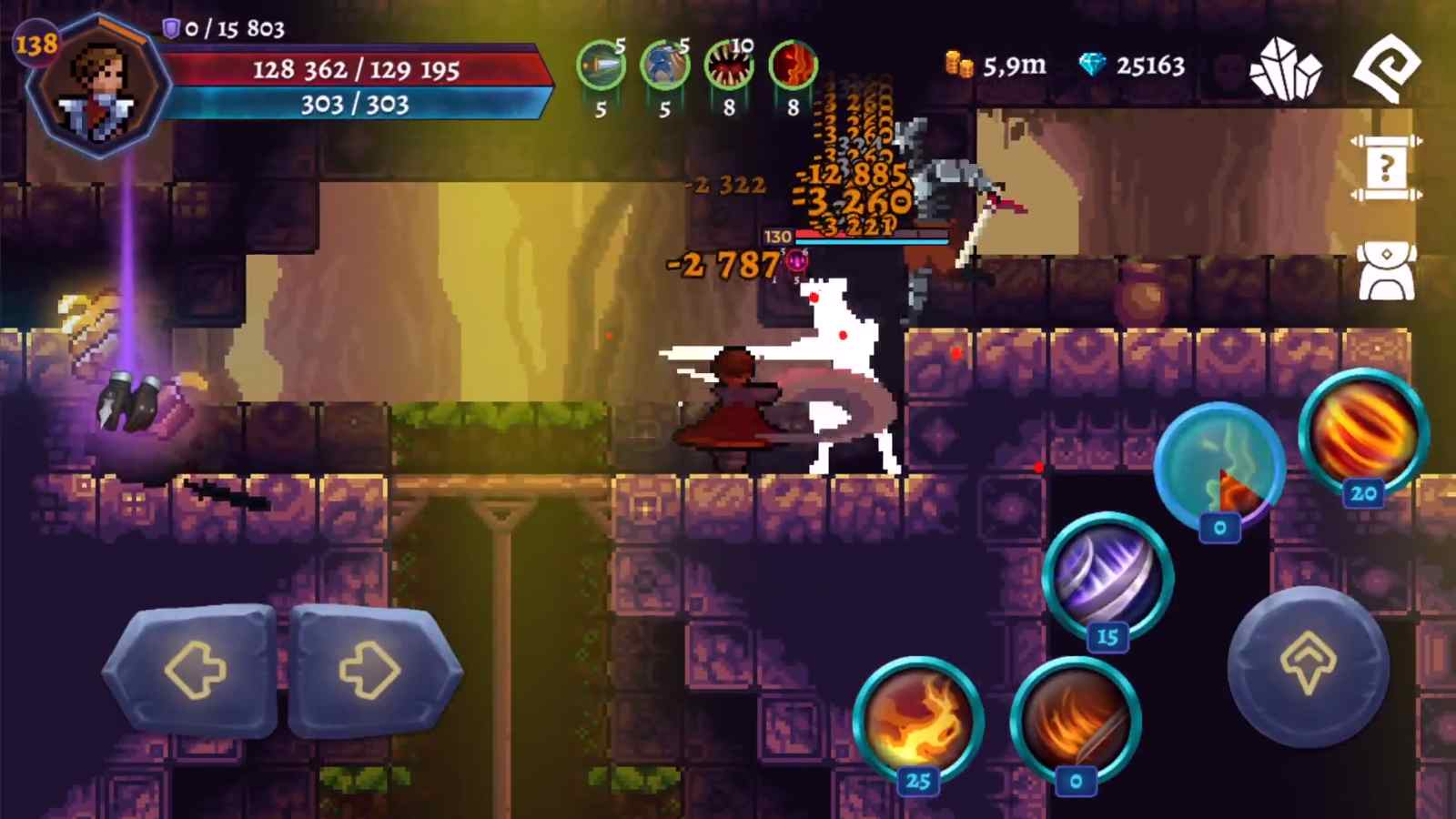 Darkrise - Pixel Action RPG mod apk screenshot