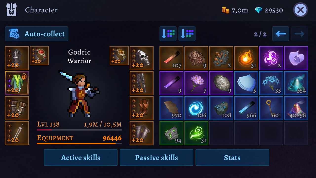 Darkrise - Pixel Action RPG mod apk screenshot