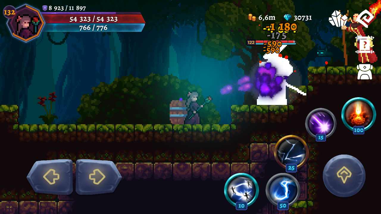 Darkrise - Pixel Action RPG mod apk screenshot
