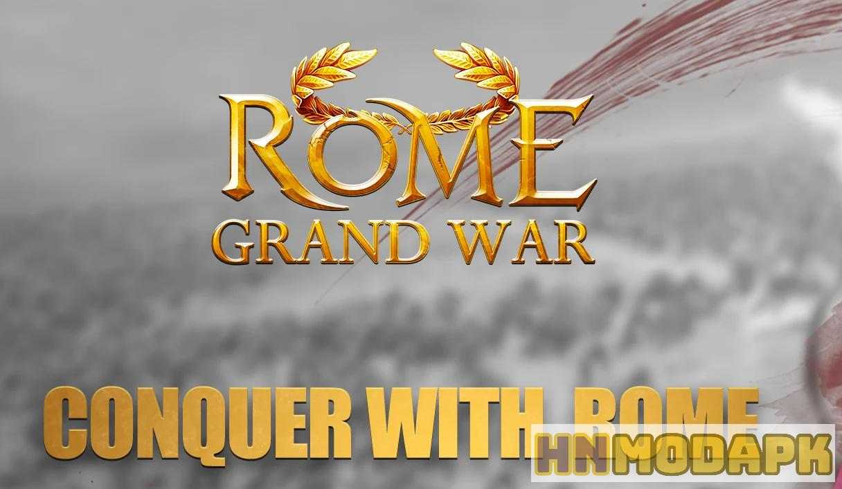 Grand War: Rome Strategy Games 856 MOD Menu Pro, Tiền Full, Huy chương APK
