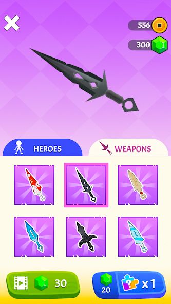Kunai Master mod apk screenshot