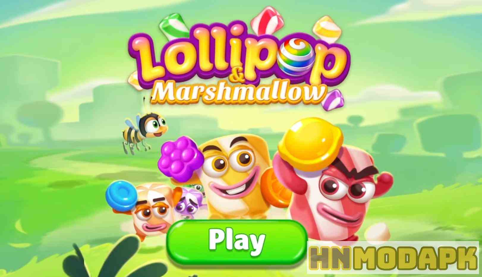 Hack Lollipop Marshmallow Match3 MOD (Menu Pro, Tiền Full, Không Thua) APK 24.0619.00 