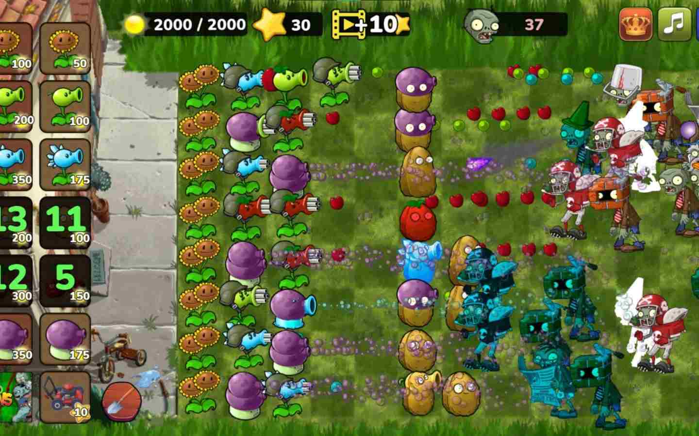 Plants vs Zombies mod apk screenshot