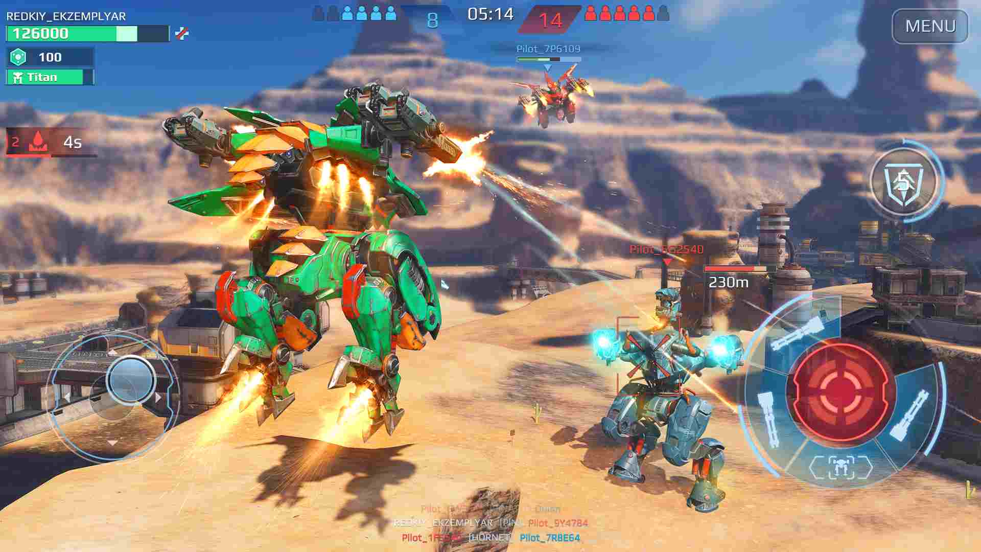War Robots mod apk screenshot