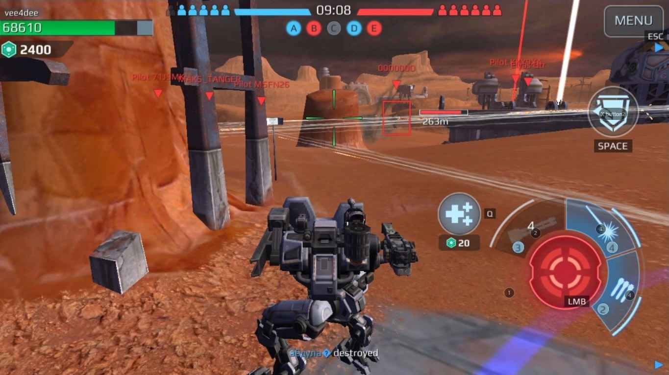 War Robots mod apk screenshot