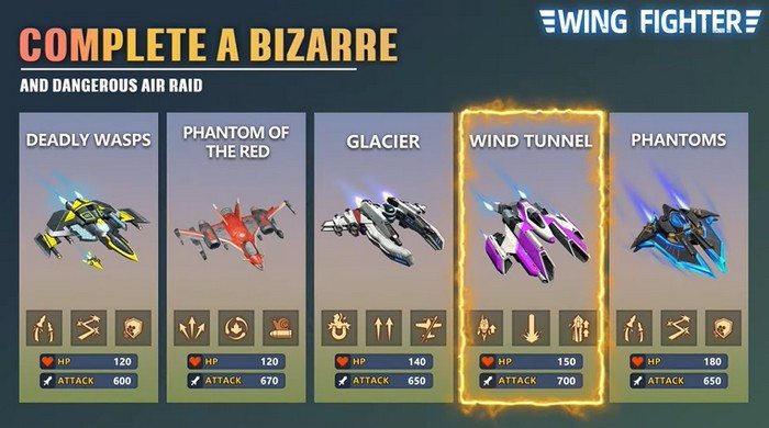 Wing Fighter mod apk screenshot