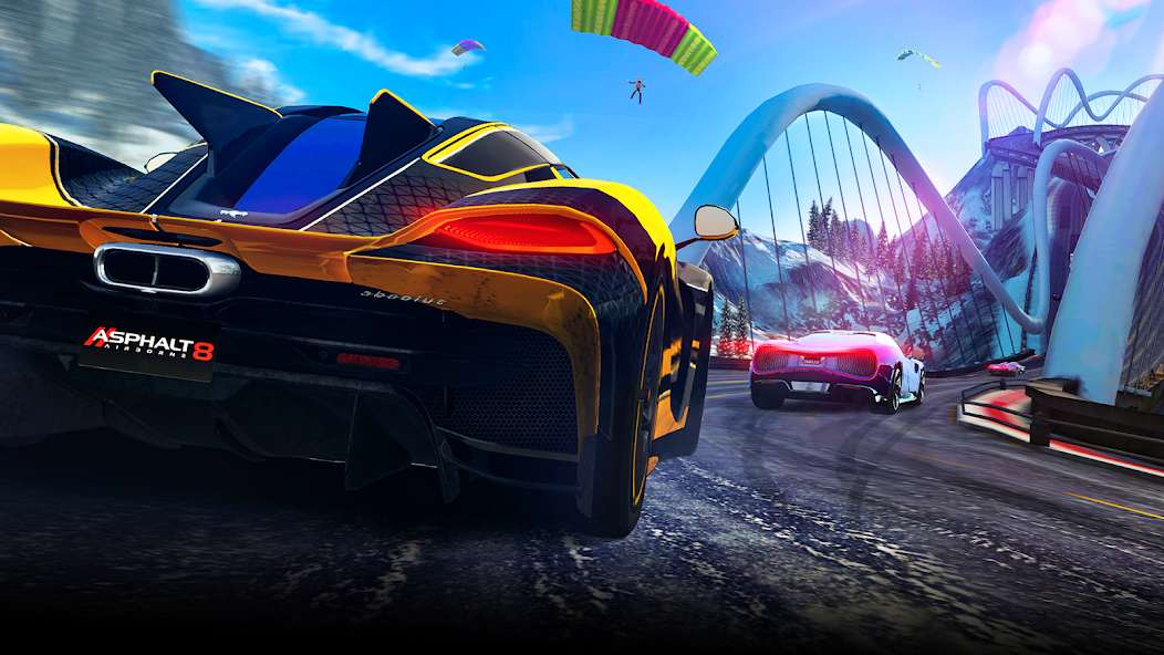 Asphalt 8 - Car Racing Game mod apk screenshot