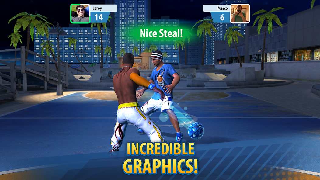 Basketball Stars: Multiplayer mod apk screenshot