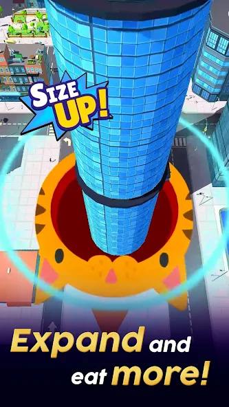 Hole.io mod apk screenshot